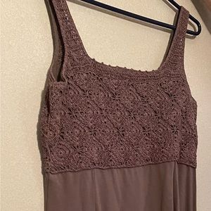 ATHLETA Taupe Sun Dress Size XL Super Pretty and Comfortable